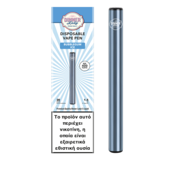 Dinner Lady Bubblegum Ice Disposable Vape Pen 20Mg 1.5ml