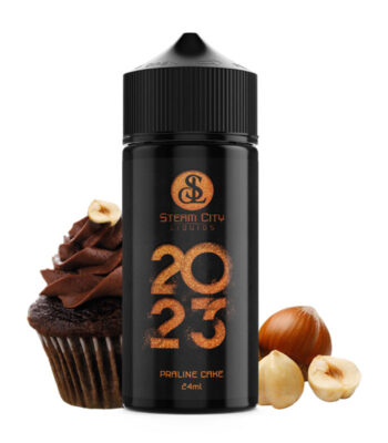 Steam City 2023 Praline Cake 24ml/120ml (Πραλίνα, Φουντούκι, Κρέμα, Σοκολάτα, Κέικ & Ξηροί Καρποί)